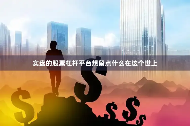 实盘的股票杠杆平台想留点什么在这个世上